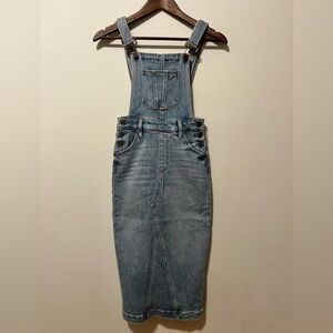 Hidden Denim Overalls Skirt Size XS